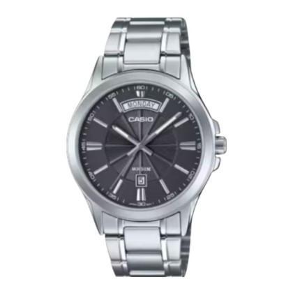 Casio General MTP-1381D-8AV Black Dial Date Display Analog Men Watch